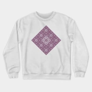 sierpinski diamond pattern - pinot noir Crewneck Sweatshirt